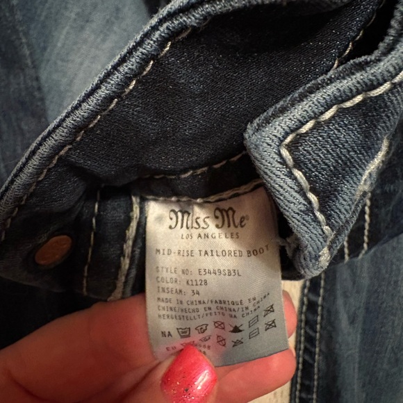 Miss me Women's Blue Jeans - Picture 4 of 7